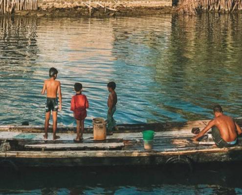 From a small equatorial island to travelling the world onboard the largest ships